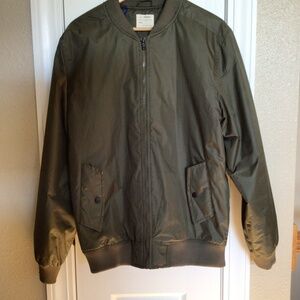 Men’s Size L Green Zip-Up Jacket